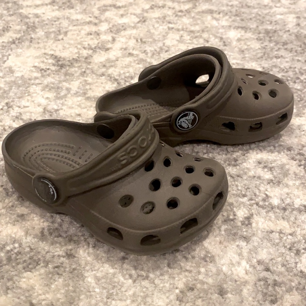 Baby boy Crocs size 4/5